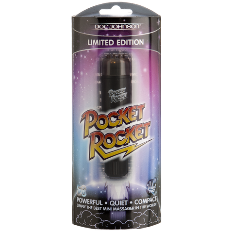 Pocket Rocket Limited Edition Black Massager