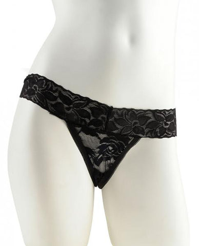 Hanky Spank Me Plus Size Vibrating Panties Black