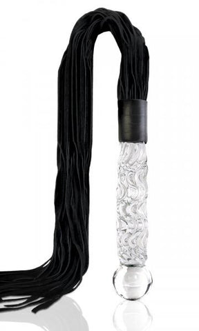 Icicles No 38 Glass Handle Cat O Nine Tails Whip