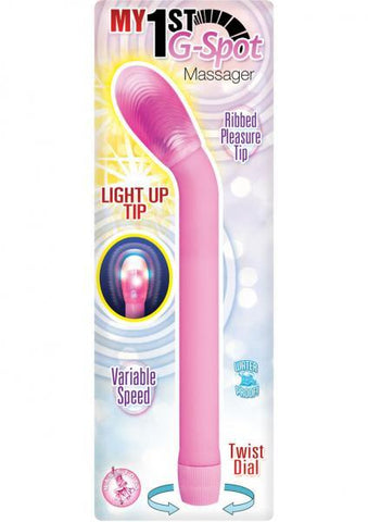 My 1st G-Spot Light Up Massager Pink