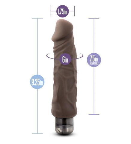 Home Wrecker 9 inches Realistic Vibrator - Brown