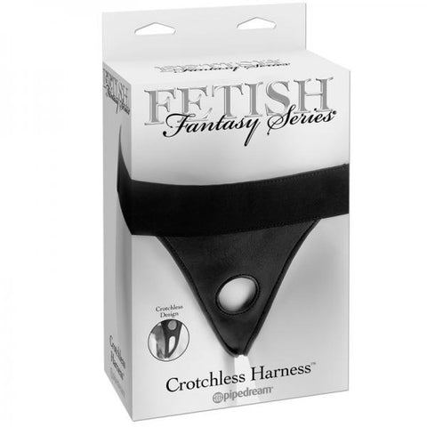 Fetish Fantasy Crotchless Harness Black