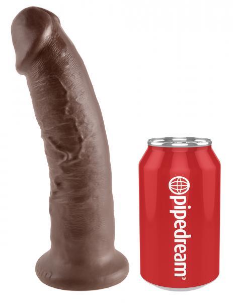 King Cock 9 Inch Dildo - Brown