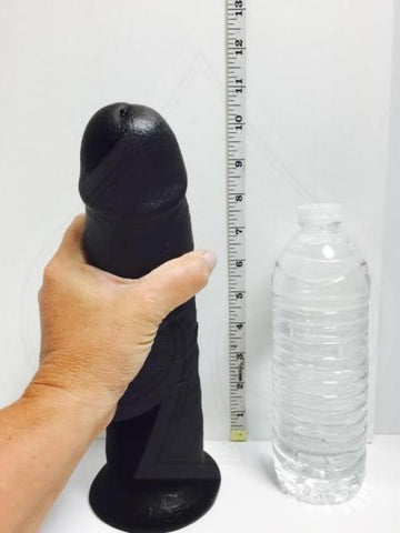 King Cock 10in Dildo - Black