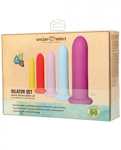 Sinclair Select Silicone Dilator Set Of 5 Dildos