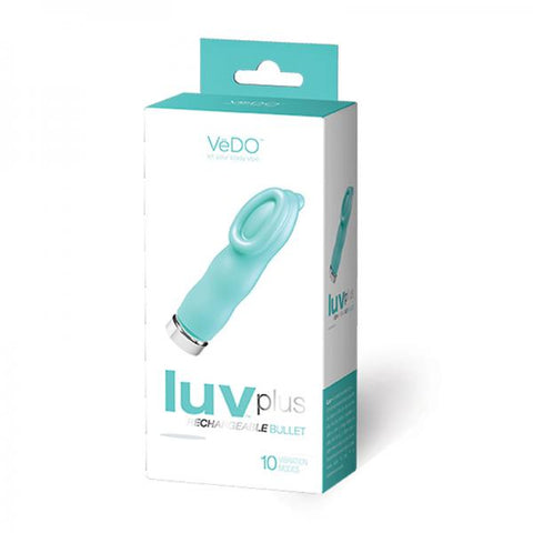 Vedo Luvplus Rechargeable Vibe - Tease Me Turquoise