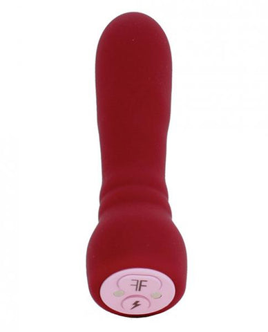 Femmefunn Booster Bullet Vibrator Maroon Brownish Red