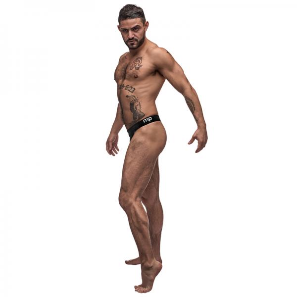 Male Power Black Nite Thong Black Lx