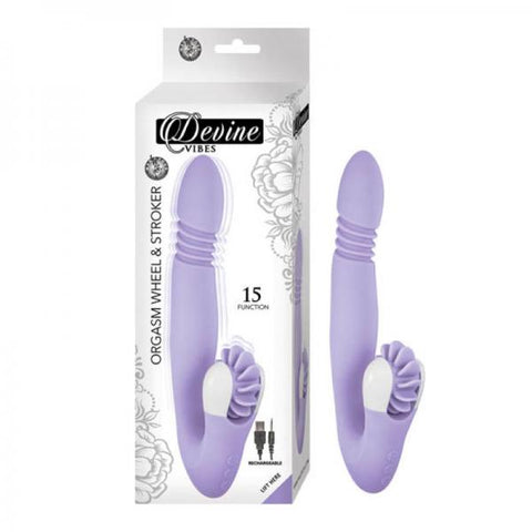 Devine Vibes Orgasm Wheel & Stroker-lavender