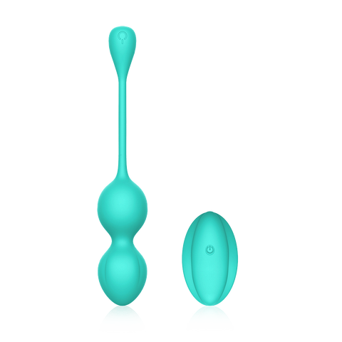 Wireless Remote Control Double Head Love Jumping Egg Vibrator For Couple