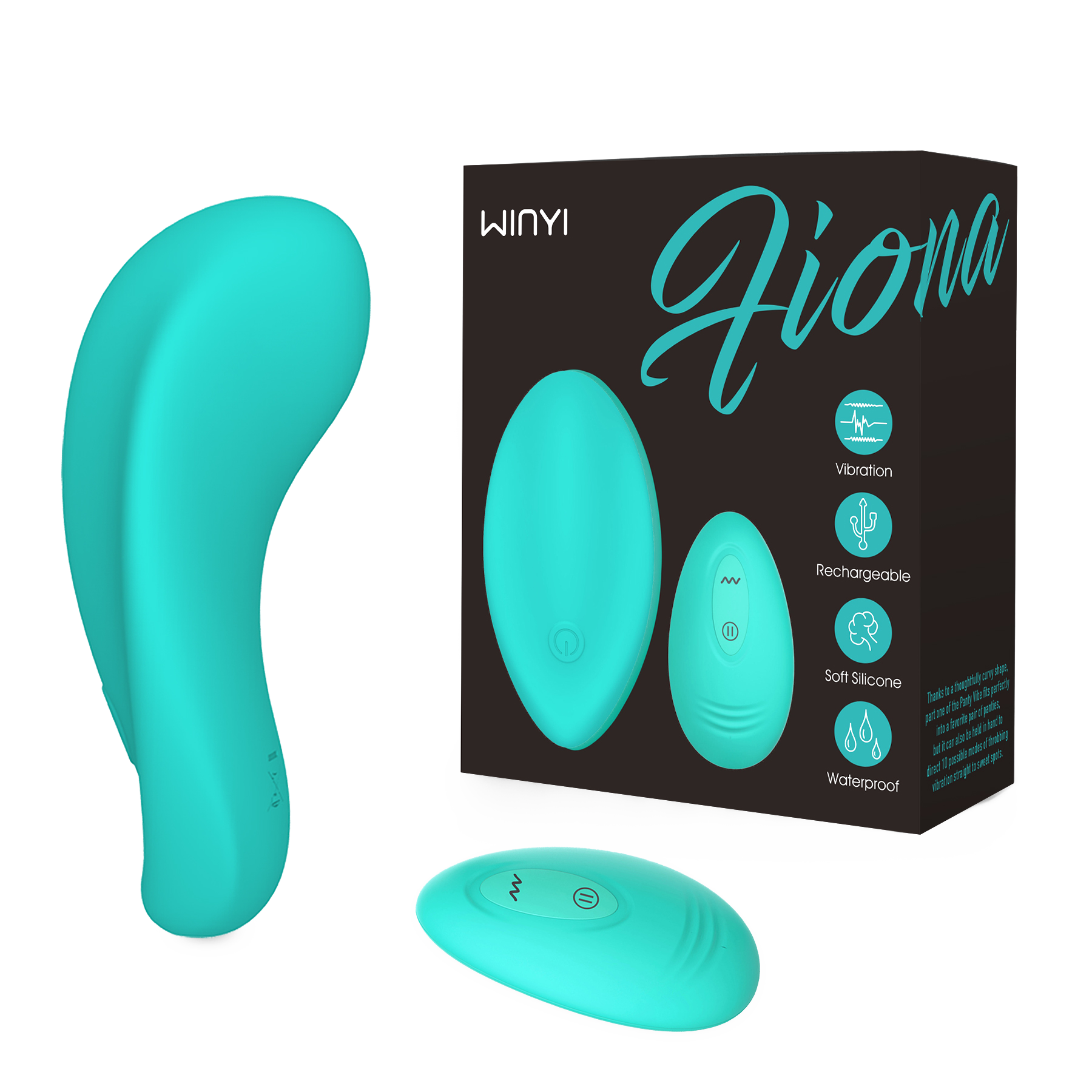 Soft Silicone Sex Toy Remote Control Wearable Panty Vibrator