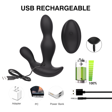 Custom Colour Wireless Remote Control Silicone Anal Sex Toys Prostate Massager